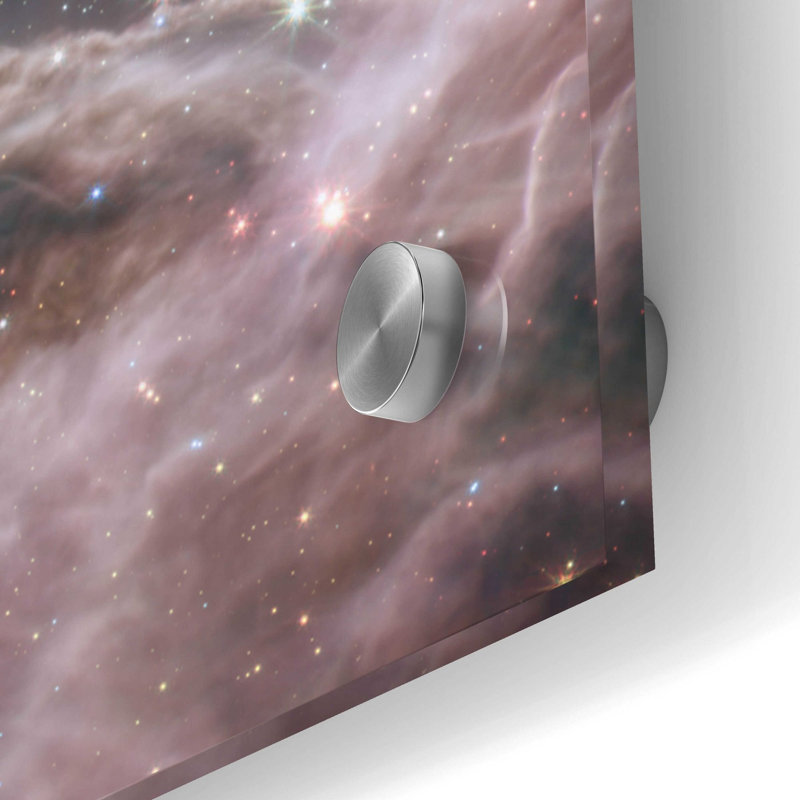 «Cosmic Cliff in the Carina Nebula» par la NASA, art mural en verre acrylique, H 16 po x l 48 po