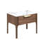 55cm W Manufactured Wood Bedside Table
