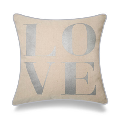 Love Linen Pillow Cover