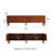 Mid-Century Modern TV Stand - Stylish Entertainment Center with 4 Storage Cabinets for TVs over 55 Inches（Width: 78.7 inches）-987684906-977455693