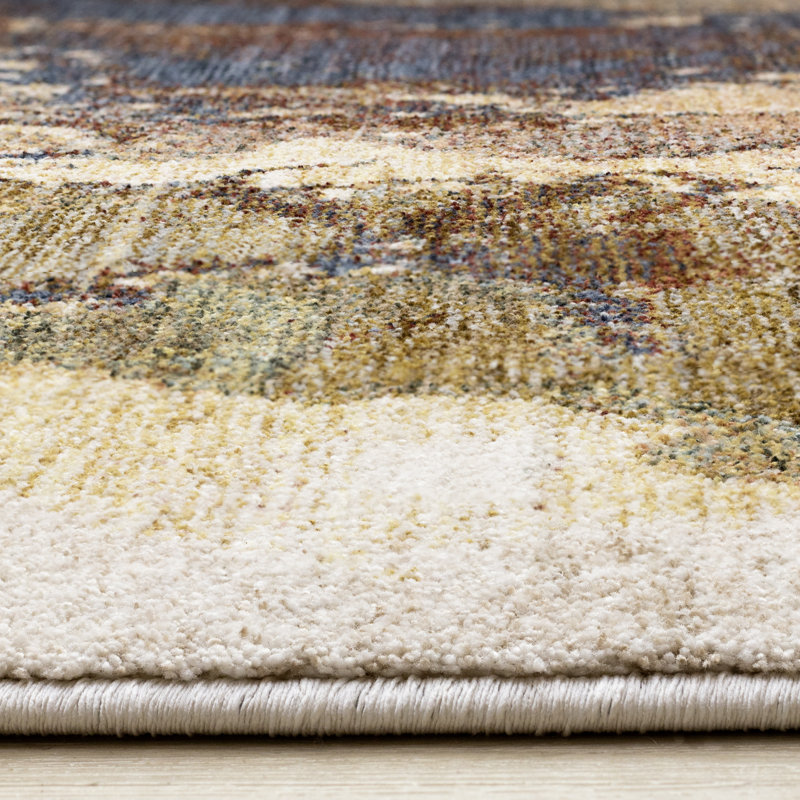 Tapis moelleux antidérapant Ceyra, Rectangle 5 pi 3 po x 7 pi 10 po