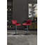 Tabouret de bar simple à hauteur réglable avec repose-pieds et pied pivotant, ensemble de 2