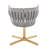 Velvet Swivel Accent Chair-60537448