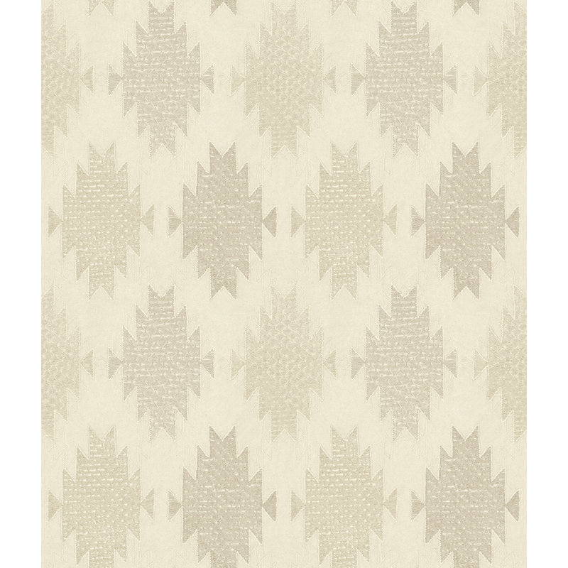 Stitched Heirloom Wallpaper, Brown