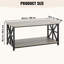 40" Farmhouse Coffee Table Rectangle Table
