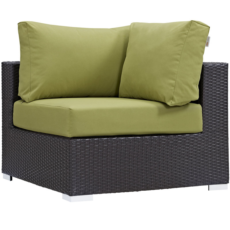 Canapé modulaire d'extérieur Convene, Péridot