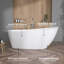 Baignoire de trempage autoportante en acrylique 67 po. X 28,35 po.