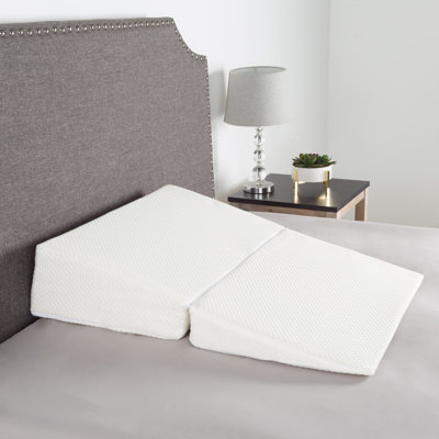 Oreiller pliant en mousse à mémoire de forme McKenney - avec housse en fibre de bambou pour un meilleur sommeil et plus