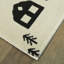 Tapis crème / noir Kitterman-308065155