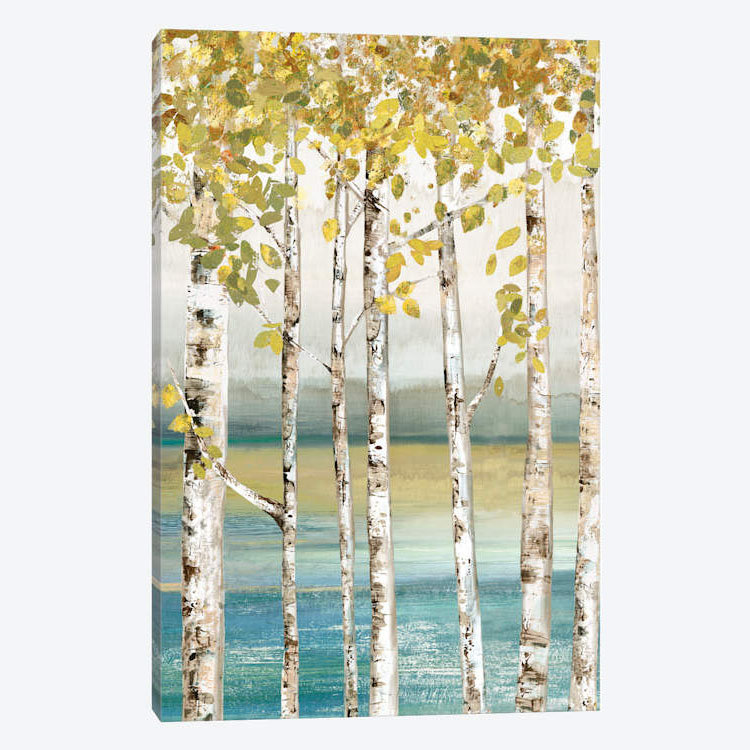 «Down by The River II», reproduction sur toile, H 40 po x l 26 po x P 1,5 po, Pas de tapis, Toile tendue