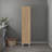 Natural Oak Storage Cabinet With Fixed Shelf-1894600122