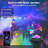 Star Projector Galaxy Light Projector with Bluetooth Speaker