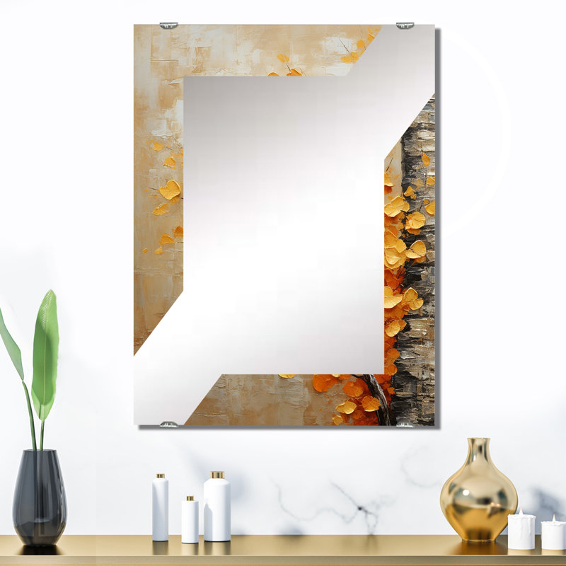 Sagan - Décoration murale miroir d'arbre MIR136554, 32 po x 24 po