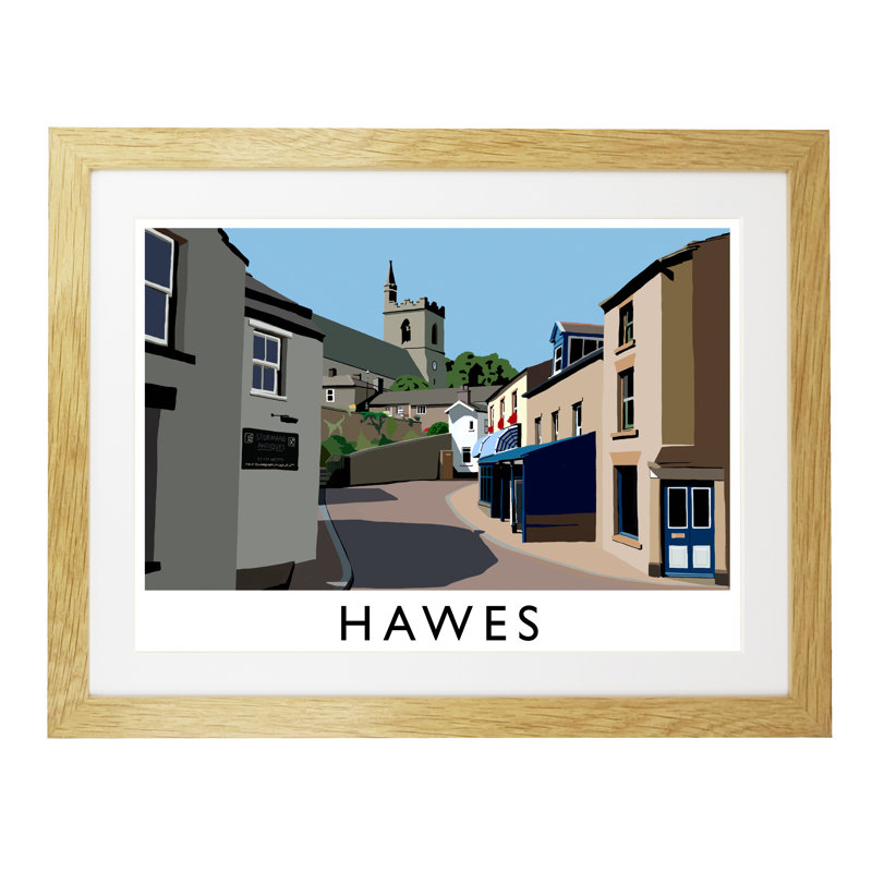 Richard O'Neil - Print, 44 cm H x 54 cm W x 2.2 cm D, Oak Wood Frame