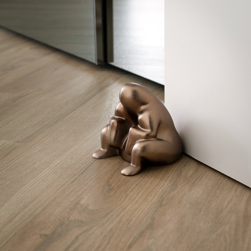 Dédé Doorstop, Brown Metal