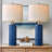 24.75" Modern Accent Ceramic Table Lamp Set Of 2 For Bedroom Desk Decor Bedside Lamps For Living Room Study Room Office Dorm Farmhouse Nightstand Lamp End Table Lamps-1504933221-1504933218