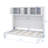 Full-Sized Wall/Murphy Bed Equipped With Overhead Storage Units