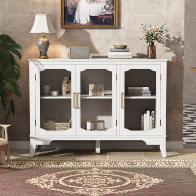 3 Doors Modern Accent Storage Sideboard