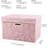 Larger Collapsible Storage Boxes with Lids Fabric Decorative Bins Cubes Organizer-18288534