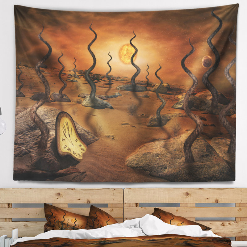 Regard sur la future tapisserie Abstract, H 32 po x l 39 po