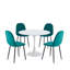 Chaise d'appoint en velours saphir-2126821232-2097934709