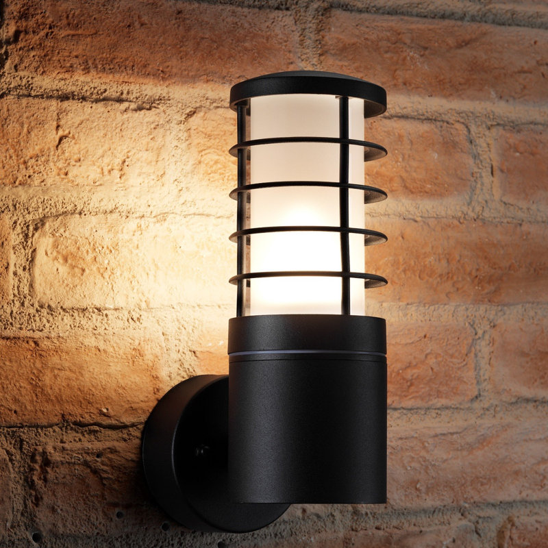 Garvey Black 59.69cm H Outdoor Armed Sconce