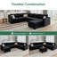 Canapé modulaire en U Tremee-1703681835
