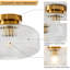 Glass Semi Flush Mount