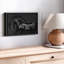 Art mural étalon noir sur noir-101780110