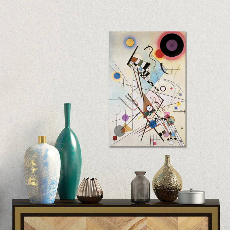 Composition 8, 1923 by Wassily Kandinsky - Gallery-Wrapped Canvas Giclée on Canvas, Does Not Apply, 152.4 cm H x 101.6 cm W