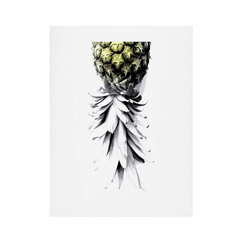 « ananas », impression 1 mexique, H 14 po x l 11 po x P 0,12 po