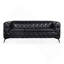 Canapé 3 places à coussin carré amovible de 84,06 po de largeur