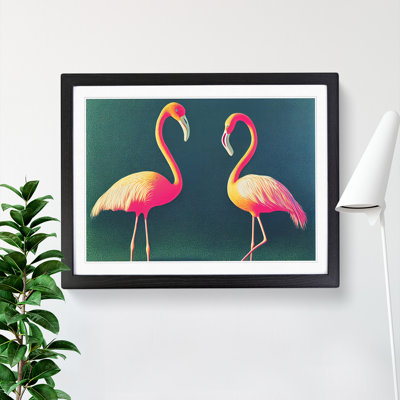 Splendorous Flamingos - Framed Print