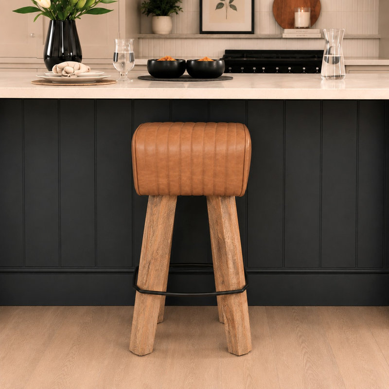 Outdoor Stool, Brown
