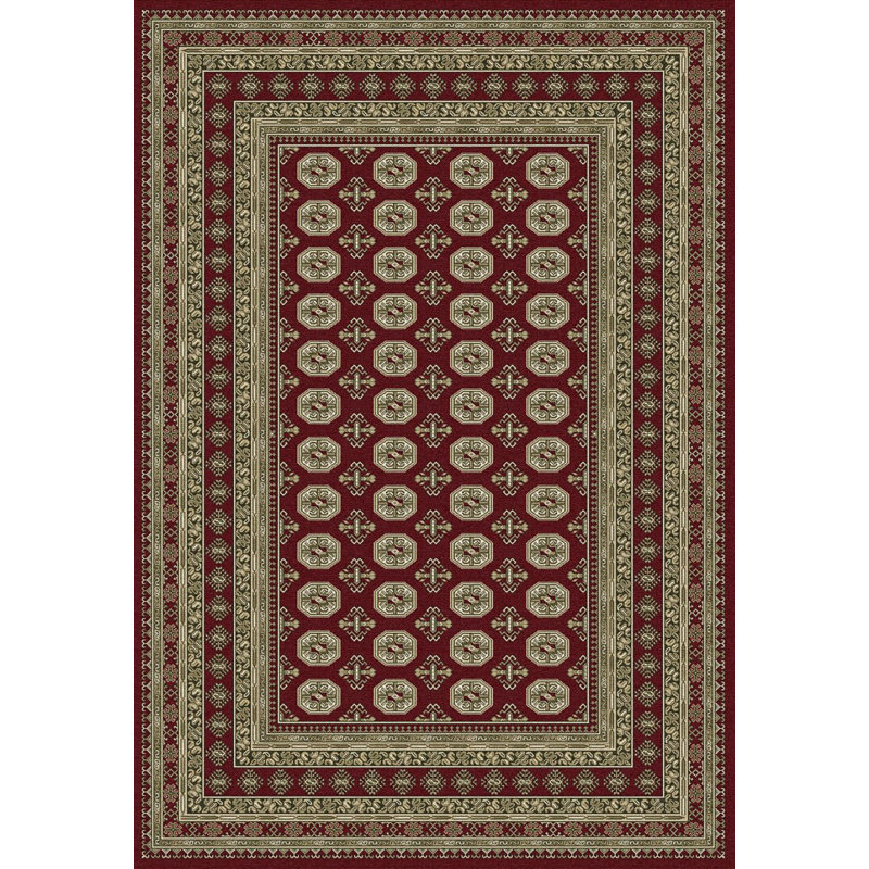 ANCIENT GARDEN 7.10X10.10 57102-1293 RED/BEIGE, Rectangle 7'10" x 10'10"