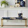Upholstered Gold Bench