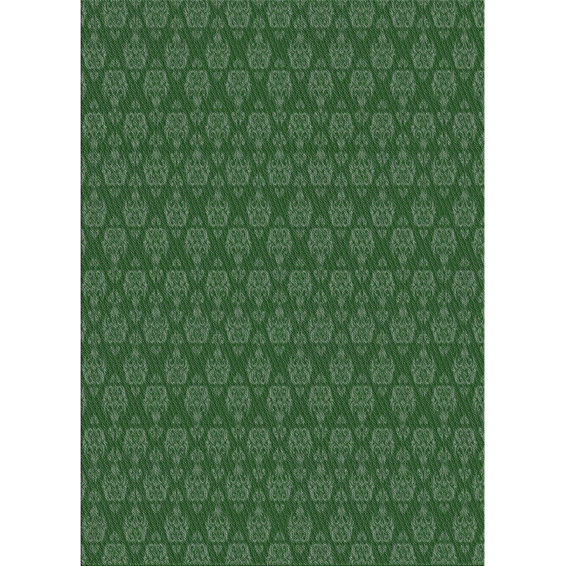 Tapis de la zone verte en laine touffeté à la main Perrone