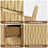 Adkins 9 - Drawer Double Dresser, Fluted Design Wood Wide Chest Of Drawers-901916285