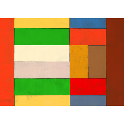 Gannen Rectangle Geometric Area Rug