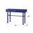Blue Finish Vanity Desk