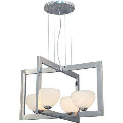 4 - Light Square / Rectangle Chandelier