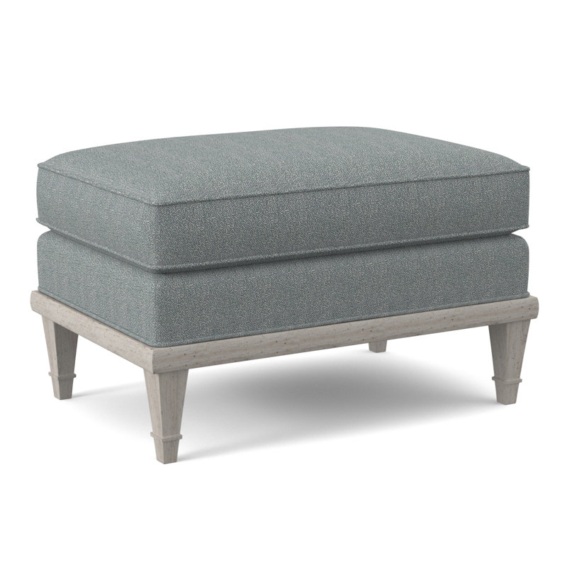 Dublin Ottoman, American Walnut, Margaret Uniform
