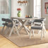 Arbelia 6 - Person Pedestal Dining Set