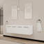 Base de meuble-lavabo mural moderne 60 po seulement (sans lavabo)-112953545