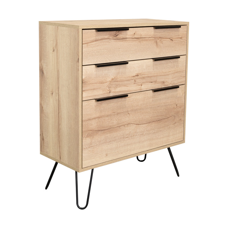 Abdoulaziz Three Drawer Dresser