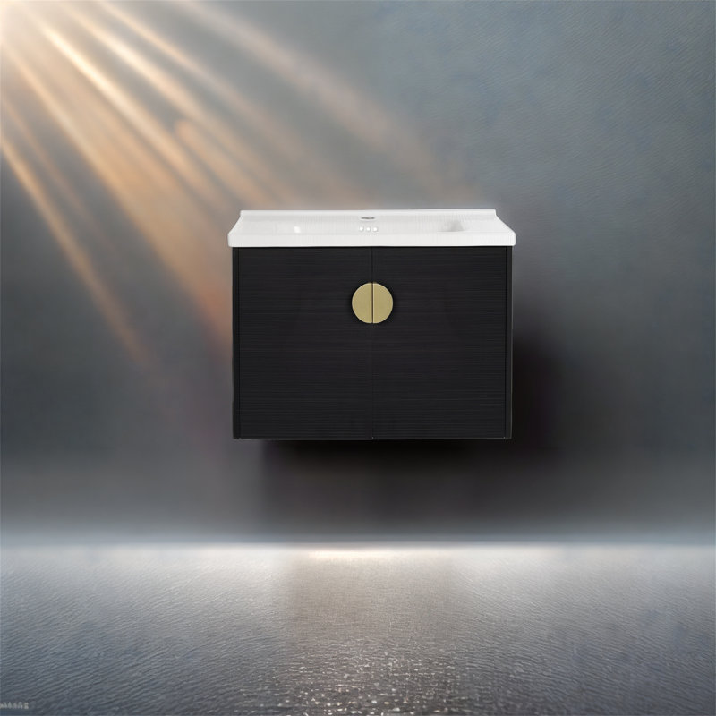 Meuble-lavabo simple 23,8 po avec plateau en céramique
