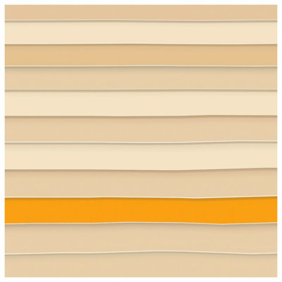 Beige Orange Stripes Comforter