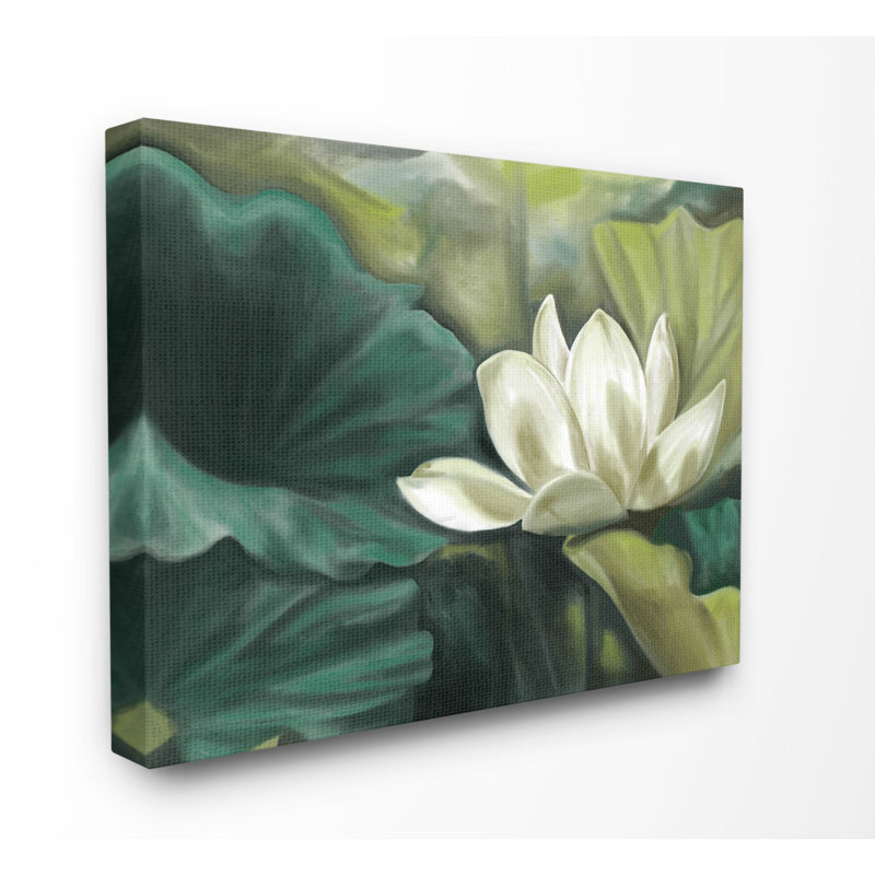 « fleur lily oil doux », reproduction d’art sur toile, Toile tendue, H 30 po x l 40 po