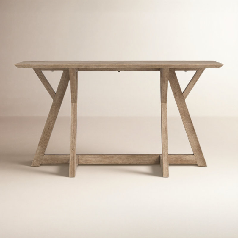 Persimmon Solid Wood Console Table, Brown