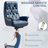 Kinnls Cellier Massage Office Chair, Modern Genuine Leather Executive Chairs for Office Desks, Big & Tall Office Chairs with Reclining, Adjustable Height Tilt Lock-101602211